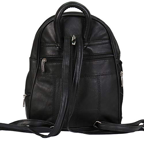 Mini sac à dos en cuir compact pour ranger vos affaires de moto - 4