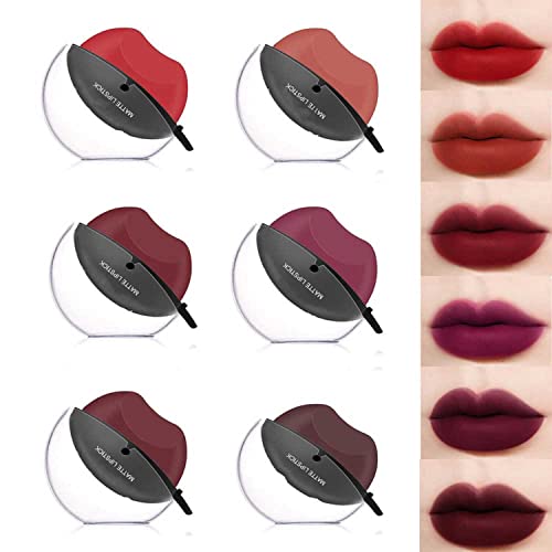 Magic Fast Apply Color Changing Waterproof Lipstick,Color Changing Lipstick,Matte Lazy Lip Stick,Lip Shape Lipstick,Non-Stick Cup Lip Shape Lipstick Long Lasting,for Lazy People (Color B)