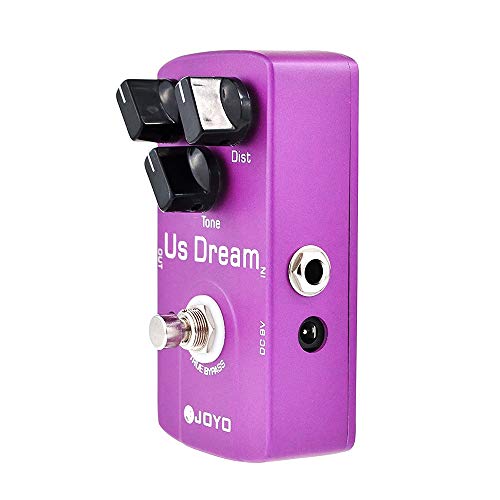 Image of JOYO Distortion Pedal High-Gain Dist Simulates Driven Tube Amplifier for Electric Guitar Effect - True Bypass (US Dream JF-34)