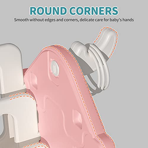 Unicoo - Kids Toy Storage Organizer And Children Bookshelf, With 14 Bins, Pull-Out Drawers Multipurpose Shelf For Toddlers To Organize Toys And Books (Magic Castle – Pink) #TOP5