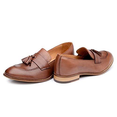Sapato Jacometti Loafer Couro Feminino Dia a Dia Festa Caramelo 37