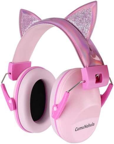 cumunebula Ear Defenders Children - Kids Ear Defenders for Autism, Toddler, Children Age 3-16 Years Old - Noise Cancelling Headphones for Kids for Concerts, Air Shows, Fireworks - 28dB SNR
