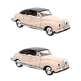 Cabilock 2 Piezas Modelo de Coche clásico Juguetes de Escritorio Mini Juguete decoración Vintage Modelos Modelo de Coche de Juguete Modelo de Coche Antiguo Anticuado Autos clásicos Adornos