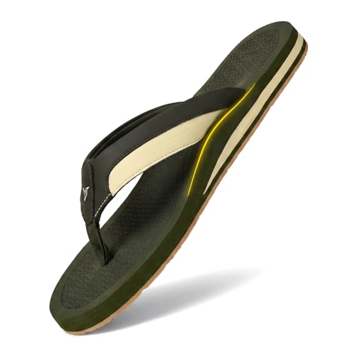 Image of YOHO ArchFlex orthopedic slippers for men | Arch support for pain relief | Soft, Anti-Skid, lightweight | comfortable padded straps flip flops for Everyday