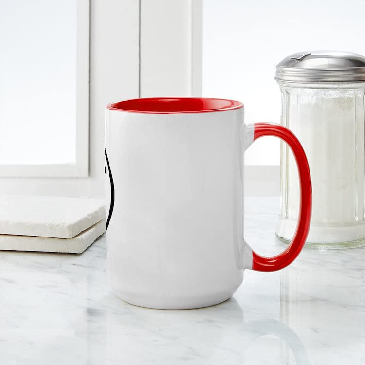 Mug Ovalado Cerámico Blanco 15 oz miniatura 5