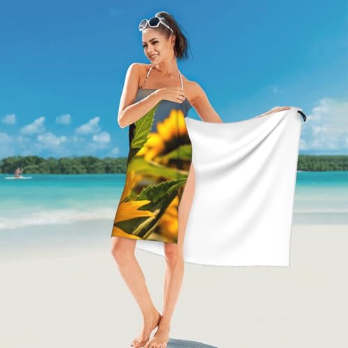 Serviette de plage en microfibre absorbante et compacte pour natation et sport - 8