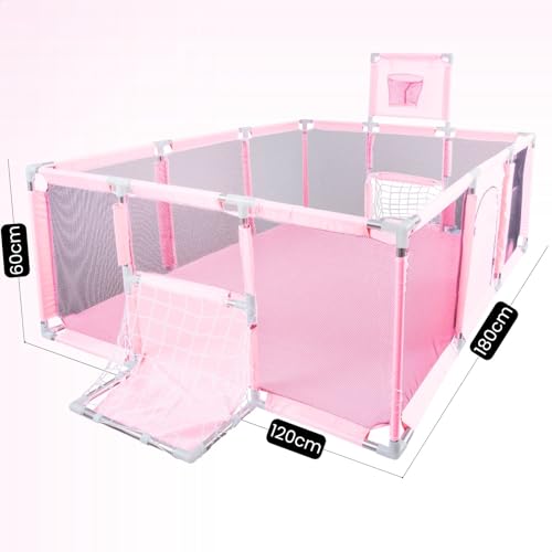 Cercadinho Infantil Grande Chiqueirinho Portátil Para Bebê Criança Cercadinho com Grade