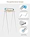 URZCT Travel Garment Rack,Portable and Foldable，Folding Clothes Rack for Dance,Travel,Camping, Drying,RV, Indoor,Outdoor. A Collapsible Mini Clothing Rack.