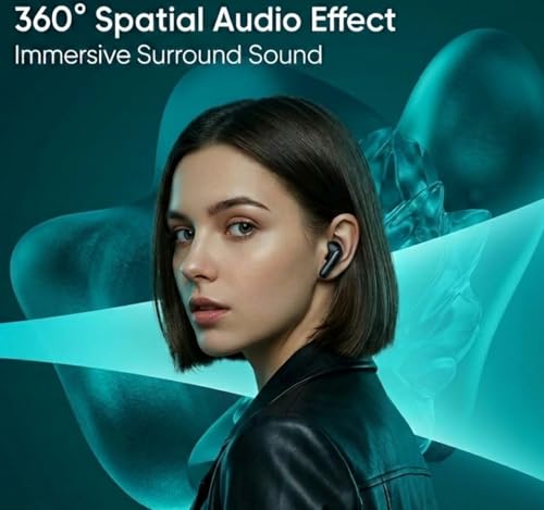 Image of Original for Realme Buds Air 7 - True Wireless Bluetooth 5.4 Earbuds with Deep Bass, 360 Spatial Audio, ENC Mic & Fast Type-C Charging
