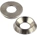 Produktbild OPIOL QUALITY® Rosette gedreht M6 aus Edelstahl V1A A1 (20 Stück) für Senkkopfschrauben Rosetten Zierscheiben Scheiben Unterlegscheiben aus Vollmaterial