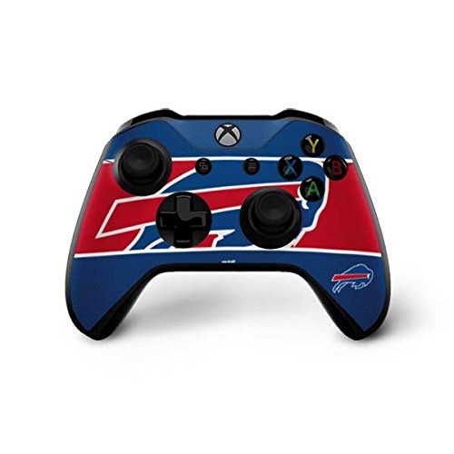 Skinit Decal Gaming Skin Compatible with Xbox One X Controller - Officially Licensed NFL Buffalo Bills Zone Block Design