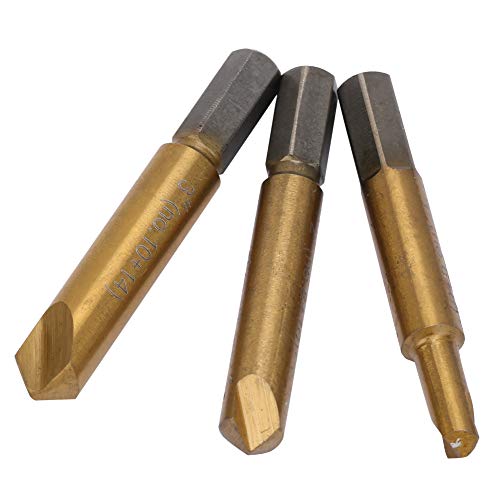 Extrator de parafuso quebrado de aço de alta velocidade, extrator de parafuso de broca de ferramenta