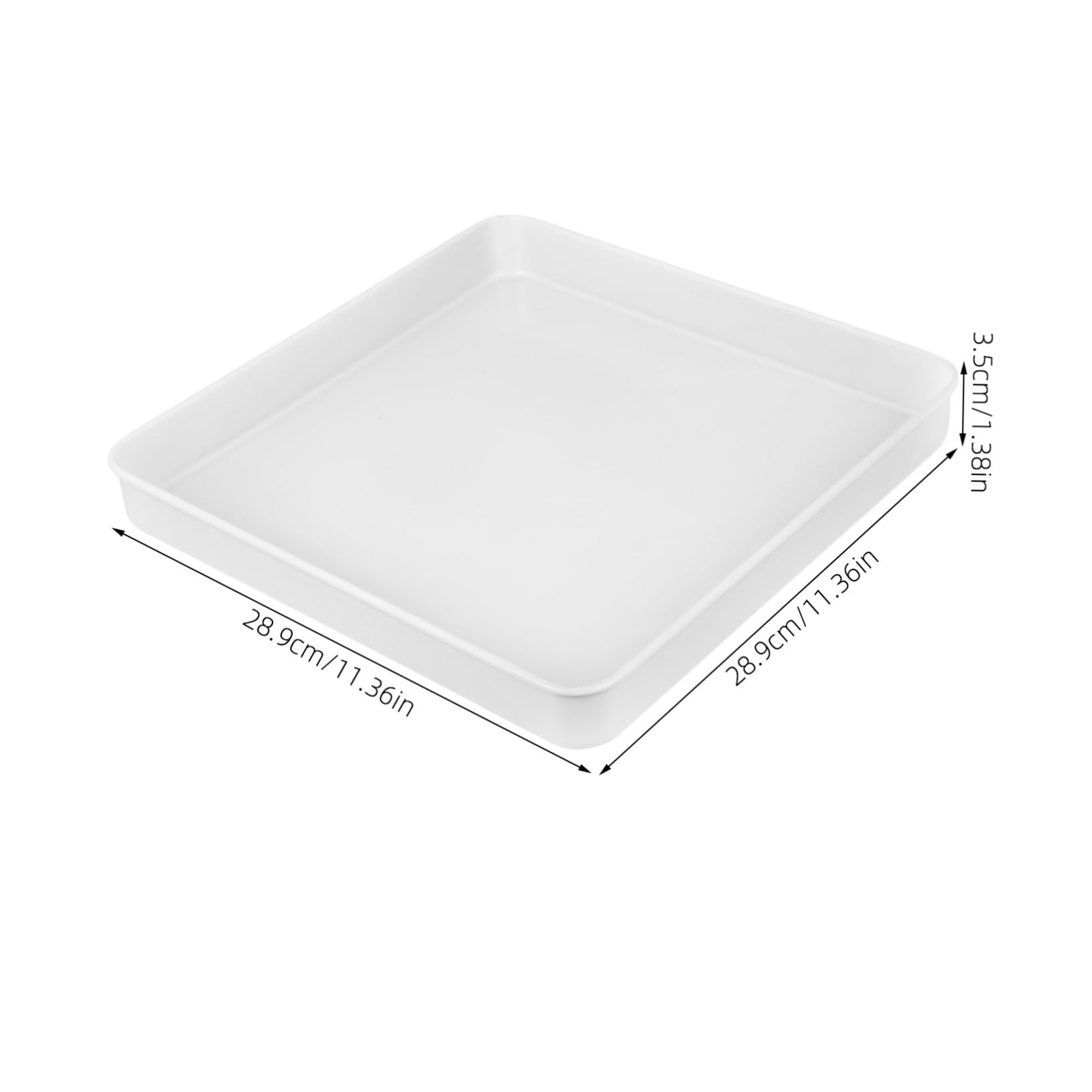 IMIKEYA Stampo quadrato per cottura in acciaio al carbonio, vassoio antiaderente per torte, stampo resistente per torte, cucina domestica