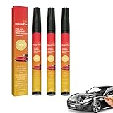 3PCS All Cars Magic Pen For Car Scratches, Magic Car Scratch Removal Pen, Car Paint Scratch Remover Pen, Weatherproof Touch up Paint Pen for Cars, Trucks