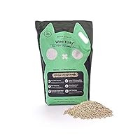 Rufus & Coco Wee Kitty Eco Plant Clumping Litter | Natural Flushable Tofu Clumping Cat Litter | Low Tracking Biodegradable Wheat & Soy fibres | Super Absorbent Soy Bean Fibres | 4kg bag