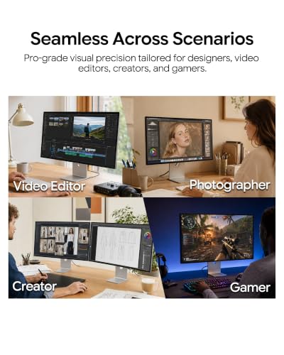 Image of P32D 32'' UHD 4K Glossy Monitor (Honeycomb - with Stand)