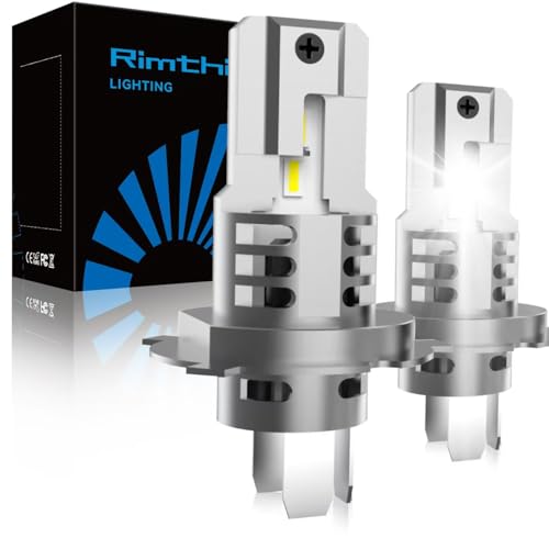 rimthin H4 Bulbs, 9003/HB2 Fog Light, 6000K Cool...
