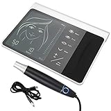 permanent make up gerät GEBRAUCHSSICHER: Voller Touchscreen-Design ist sehr bequem zu bedienen, mit einstellbarer Geschwindigkeit für verschiedene Tattoo-Kunstwerke zu wählen, automatische Abschaltung, wenn die Stromversorgung überlastet ist, kann die Stromversorgung zwischen zwei Maschinen gleichzeitig umschalten, um die Bedienung effizienter zu gestalten