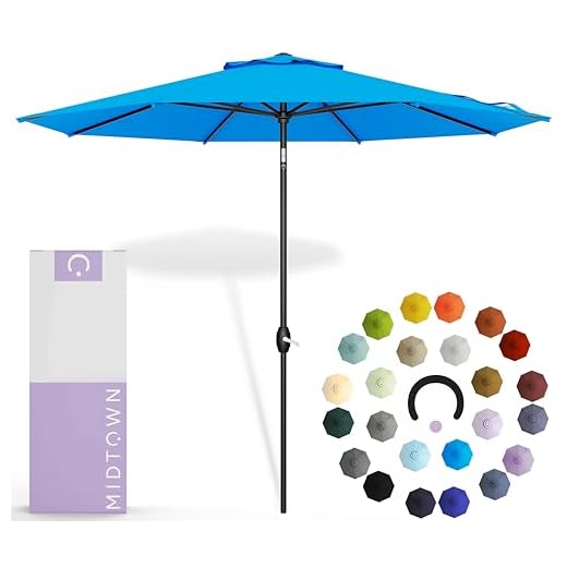Best cord to restring umbrella Aluminum Patio Umbrella with Auto-Tilt