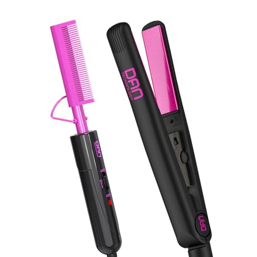 Plancha y peine caliente pequeño para cabello afro miniatura 1