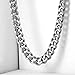 Trendsmax Classic Mens Necklaces 316L Stainless Steel Cuban Chain Necklace Hip Hop Chunky Link 26 Inch