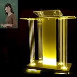 ★ DISEÑO DE TIRA DE LUZ LED ★ La plataforma estable y portátil adopta un diseño de pie, que proporciona más comodidad al discutir, enseñar o hacer demostraciones. El diseño de la lámpara LED es próspero y hermoso: este es un producto único brillante y moderno.