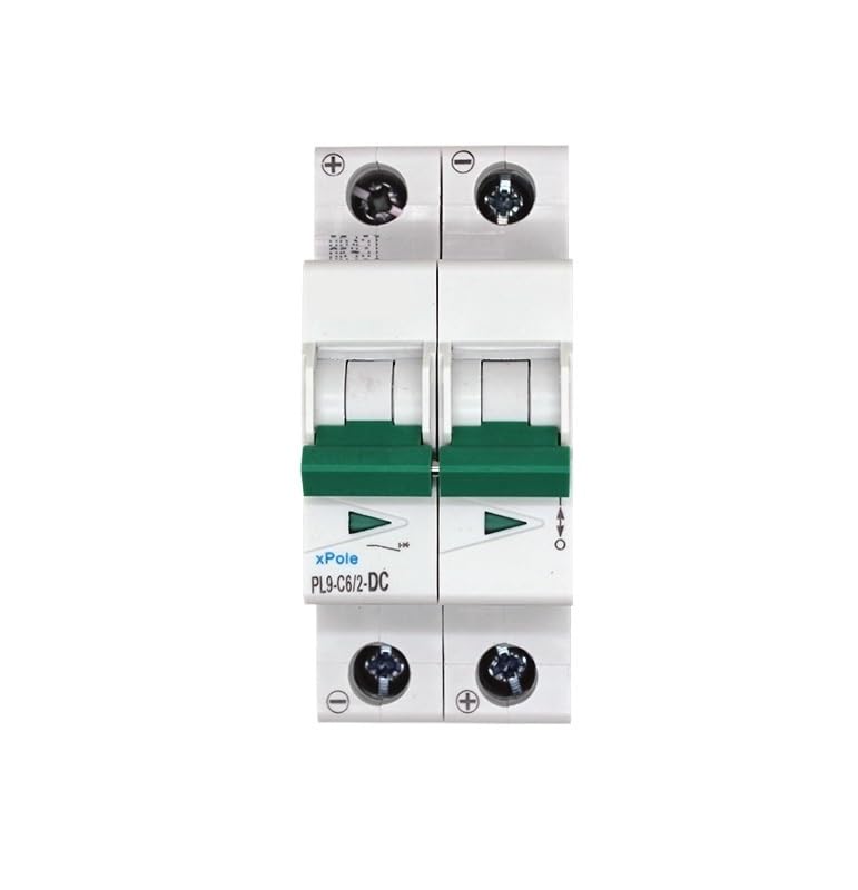 Disyuntor PL9-C6/2-DC 2P 6A para proteger la red de paneles solares en viviendas unifamiliares