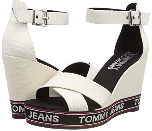 Tommy Jeans Pop Webbing Wedge Sandal, Plateau