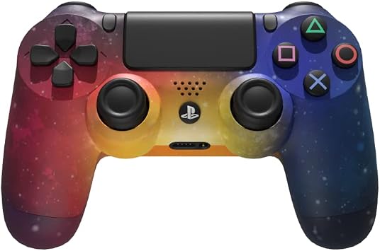 Galaxy Controller Compatible With PS4 | Handcrafted & Airbrushed In The USA | Controller Chaos