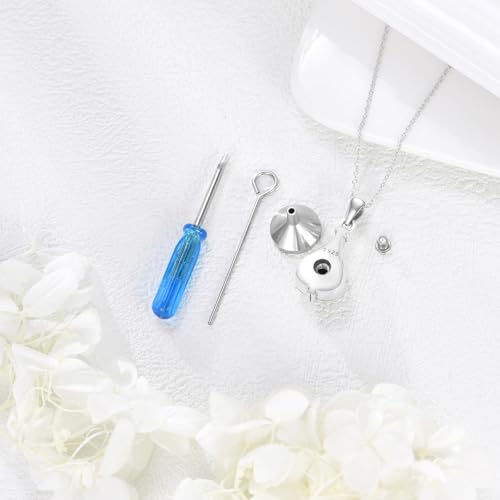 ONEFINITY Moonstone Urn Necklace for Ashes 925 Sterling Silver Butterfly/Sobriety AA Pendant Necklace Cremation Memorial Keepsake Jewelry Gifts for ashes of loved one for Women3