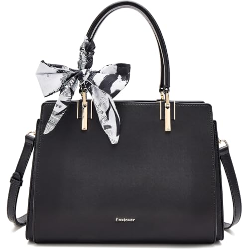 Image of FOXLOVER Medium Tote Bag for Women Designer Vintage Satchel Handbags Top-handle Purses