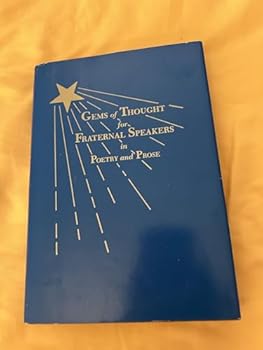 Hardcover Gems of Thought for Fraternal Speakers in Poetry and Prose Book