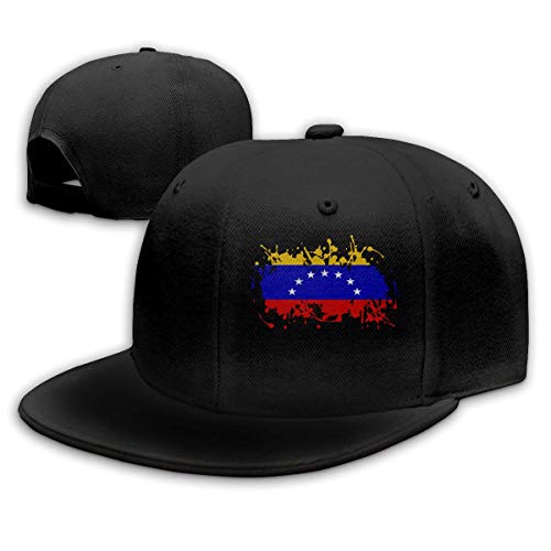 DAIAII Hombre Mujer Gorras de béisbol, National Flag of Venezuela Men & Women Adjustable Plain Baseball Cap Hip Hop Hats