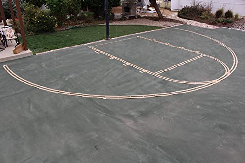 image for Ronan Sports Complete Easy Court Cardboard Basketball Stencil Kit | Hi