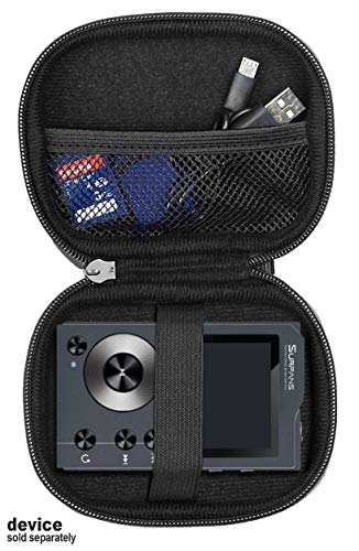 WGear Music Player Case Compatible With AGPTEK H01, H3, AGPTEK IMP Hifi 16GB MP3, Surfans F20 HiFi MP3 Player, Black