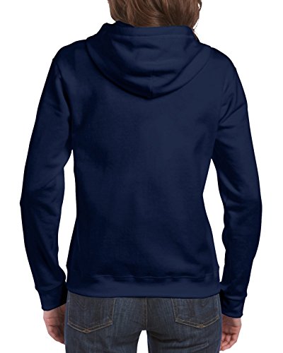 Gildan Women's Full Zip Hooded Sweatshirt, Navy, X-Large #TOP1
