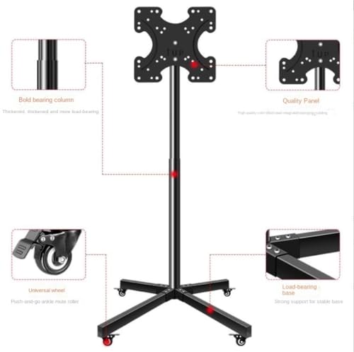 Soporte móvil para TV 14-42 pulgadas con ruedas miniatura 3
