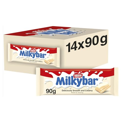 Nestlé Milkybar White Chocolate Sharing Bars, 14 x 90 g
