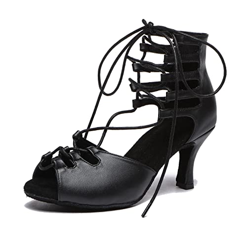 Chaussures à lacets tango pour femme ajustables contre la fatigue du pied