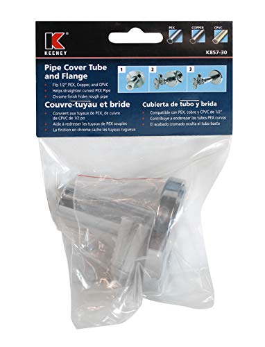 Keeney K857-30 Pex Stub-Out Support And Cover, Chrome #TOP5