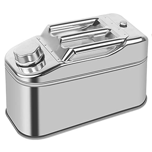 Bidon en acier inoxydable 304 de 10L pour le transport sécurisé d'essence et diesel