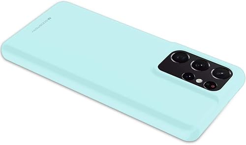 Miniatura 3 de GOOSPERY Funda de gelatina de sensación suave para Galaxy S21 Ultra (6.8 pulgadas) Funda delgada sedosa (menta)