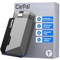 TOPDON OBD2 diagnosegerät Auto Carpal-A, OBD2 Bluetooth 5.0 Adapter für iOS & Android mit Vollständige Systemdiagnose und 6 Servicefunktionen, All Software 1 Jahr Gratis