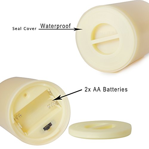 Candle Choice P1518T30710M-2I Waterproof Outdoor Battery Operated Flameless Candles thumb #5