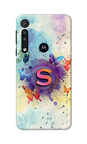 Image of PRINTFIDAA� Printed Hard Back Cover Case for Motorola One Macro Back Cover (Alphabet S) -2808