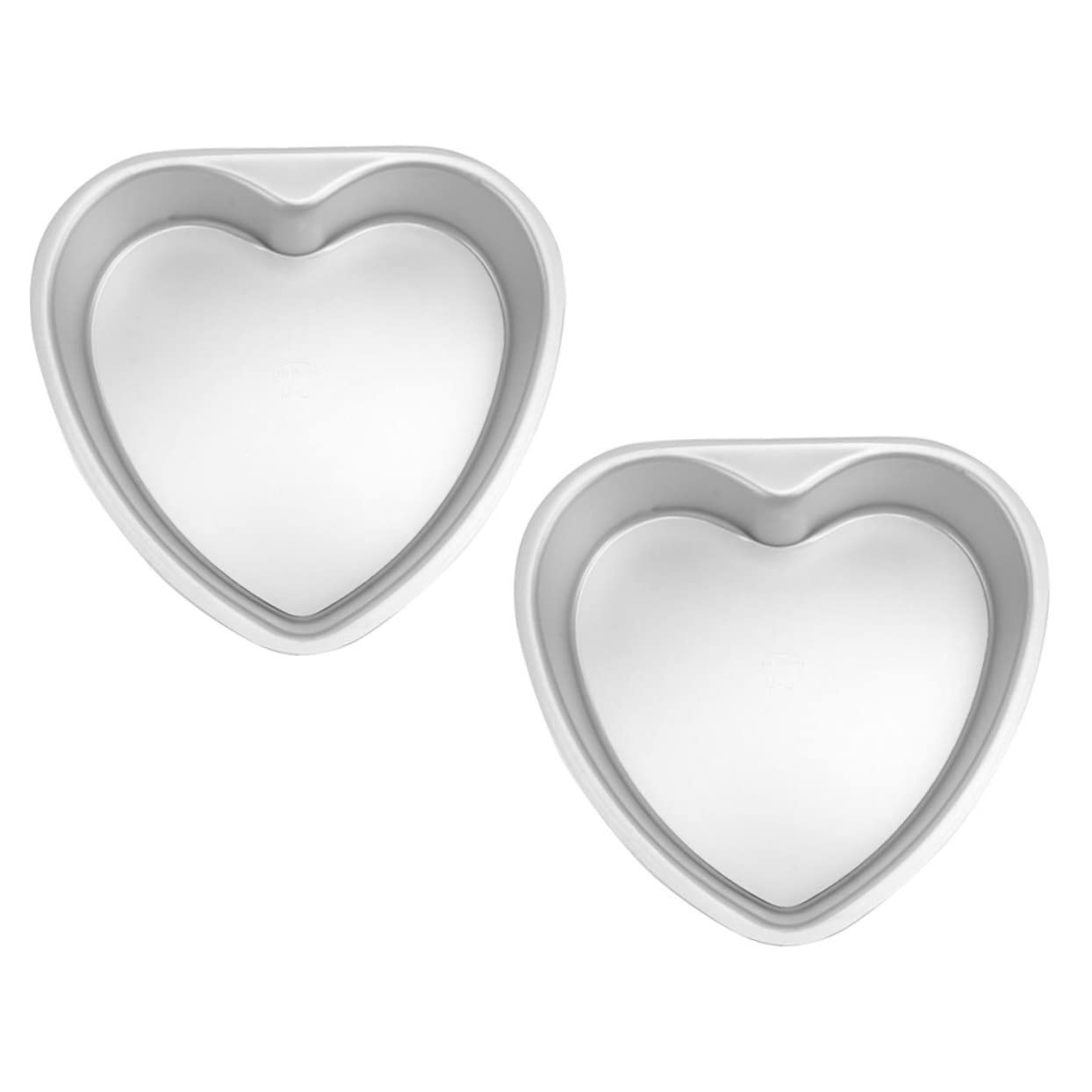 Alipis 8pièces Moules à Gâteau Forme De Cœur Outils De Pâtisserie Pour Gâteaux Personnalisés Moules à Biscuits Antiadhésifs