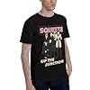 TZVEHAFYA Men's Punk Band Cotton T-Shirts Stylish Prints Crewneck Classic Short-Sleeved Shirt Stress-Free for Daily Commuting Black XL #1