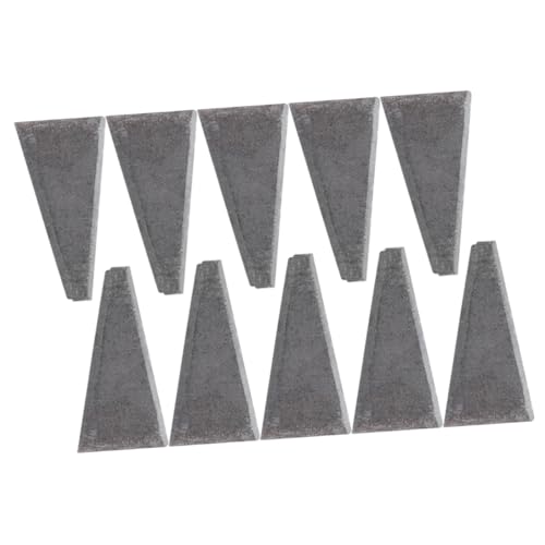 Vaguelly 10pcs Carbon Steel Axe Wedges Small Size Hammer Fixing Wedge Sturdy Axe Handle Installation Accessories for Outdoor Woodworking