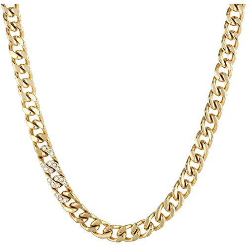 Collier femme en acier inoxydable doré Liu Jo Luxury aux cristaux de haute joaillerie
