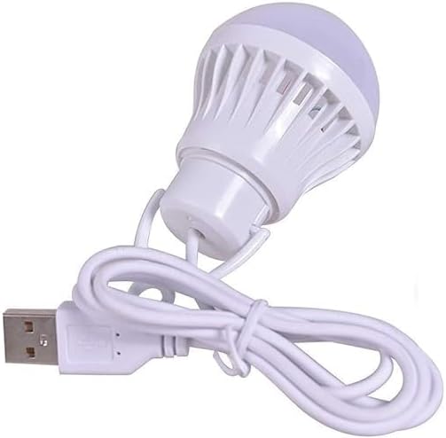 ABSTXUOR USB LED Mini Tube Light, Portable, High Brightness Cool Day Light, 1 Metre, White, Plastic, LED, Tube Light